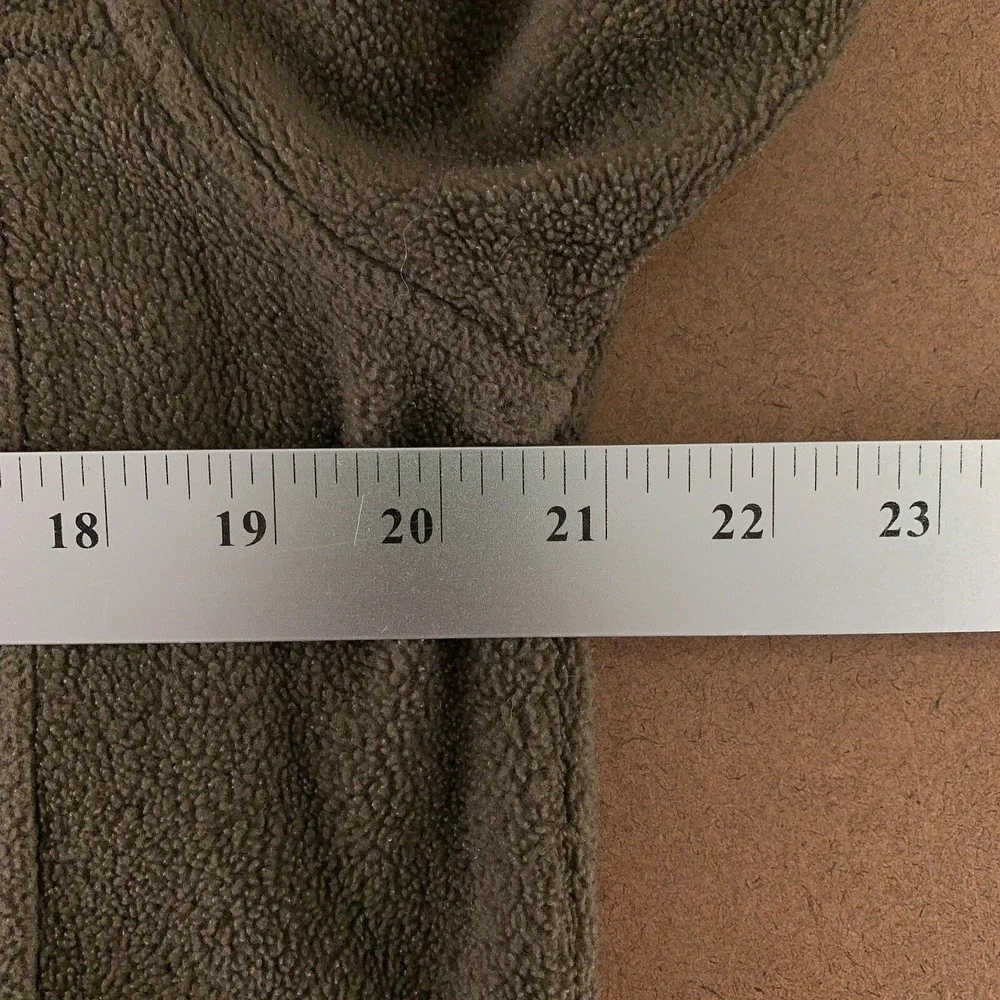 Columbia Youth Size 18/20 Brown Fleece Pocketed Full Zip Jacket